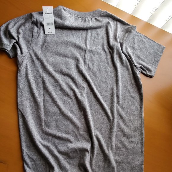 Aeropostale T-shirt  |  Grey Marled  |  Mens Med - Picture 6 of 6